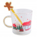 TAZZA IN VETRO GINGER BREAD C/ACCESSORIO (12pz)